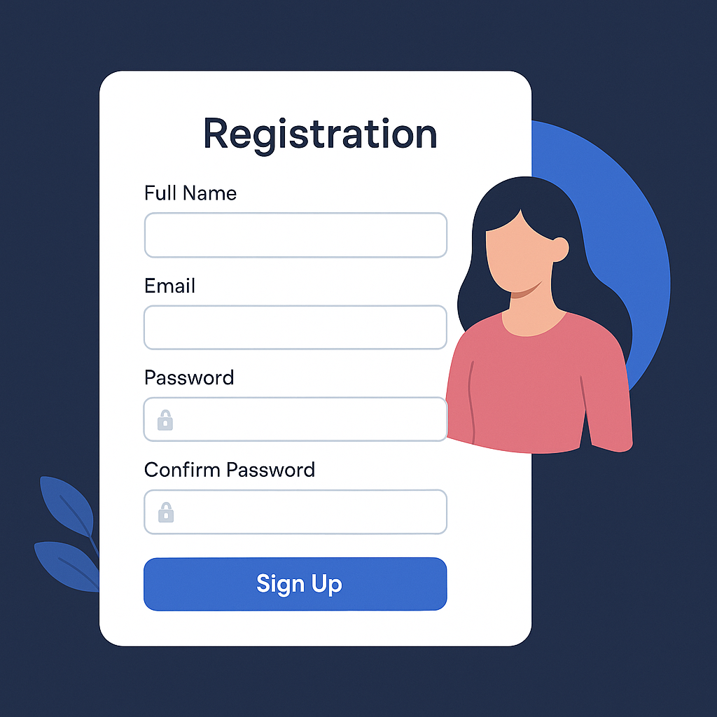 Registration form